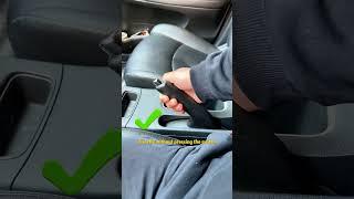 Novices must use the handbrake properly #automobile