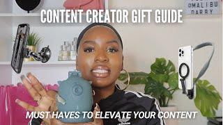 Content Creator Gift Guide | Things to ask for/buy