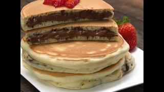 Nutella®-Stuffed Pancakes