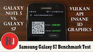 Samsung Galaxy S7 INSANE Benchmark 3D graphics test with Vulkan API