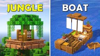 3 Starter Houses For Survival Minecraft!