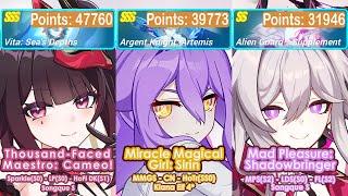 Honkai Impact 3rd: Ex-Memorial Arena Ver 7.9 W4 | Vita(SSS), AKA(SSS), Alien | Sparkle, MMGS, MPS