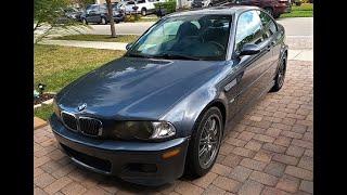 2001 BMW M3 E46 six speed steel grey metallic start of the build