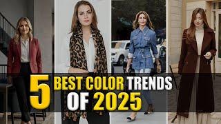 2025 Elegant Color Trends For Women Over 50