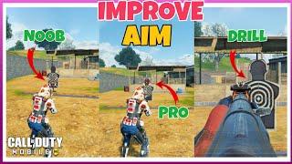 HOW TO IMPROVE AIM  IN CODM | TIPS AND TRICKS TO BECOME PRO | HOW TO IMPROVE ACCURACY IN COD MOBILE