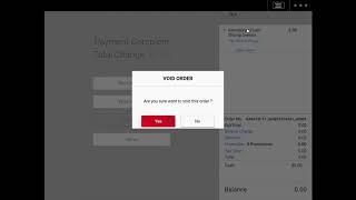 EPOS POS System - How To Void Payment And Issue Refund After Sales