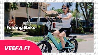 Trying new Veefa F1 Folding Electric bike #ebike #veefa