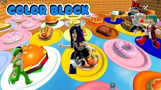 JUGAMOS COLOR BLOCK PERO DE COMIDA en Roblox  | Kori