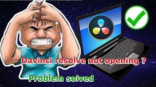 How to fix Davinci Resolve 16 not opening/running in Windows 10 | solved