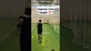 How to improve line length of bowling |Fast Bowlers   fast bowlers action #shorts