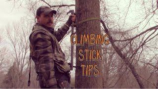 How to use climbing sticks