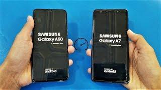 Samsung Galaxy A50 vs Samsung Galaxy A7 (2018) - Speed Test!