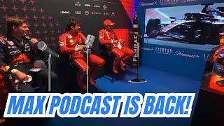 Max Verstappen PODCAST Is BACK! Question & Yapping coming from Max in the US GP Cooldown Room