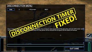C&C Generals Zero Hour Disconnection Timeout Timer (Fixed)