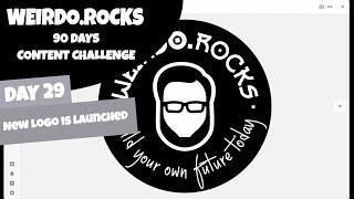 Day 29 - The new Weirdo.rocks logo is launched. How to outsource your logo design!