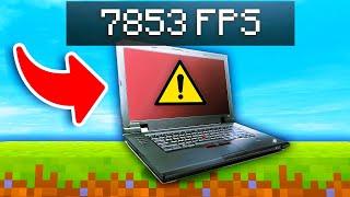 How I Got the Highest FPS in Minecraft on a Low End Laptop