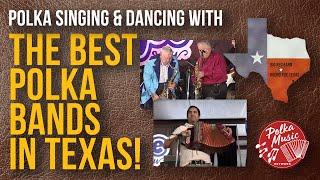 Polka Singing & Dancing with The Best Polka Bands in Texas!