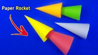 How to make Paper Rocket Pataka | Paper Pop Sound Rocket | DIY Paper Popper