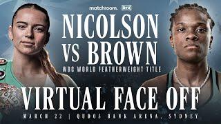 "Skye Was Spoon-Fed Her World Title!"  Skye Nicolson Vs Tiara Brown eFace Off