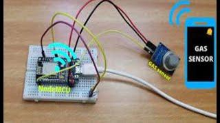 IoT Based Air Pollution Monitoring System || By MQ135 Gas Sensor And ESP8266 Wi-Fi Module (NodeMCU)