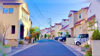 4K Japan Walk -  Relaxing Weekend Walk | Morden Japanese Neighborhood in  in Japan 2024