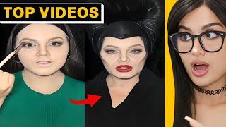 Reacting to the Wildest Beauty Transformations! | SSSniperWolf