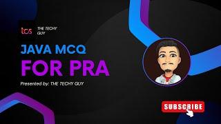 TCS PRA MCQ QUESTION | JAVA MCQ QUESTION FOR PRA