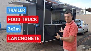 Trailer de Lanches Completo. Conheça um trailer lanchonete pronto para trabalhar.