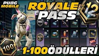  A12 ROYALE PASS 1-100 LEVEL ÖDÜLLERİ | A12 ROYALE PASS  | 3.7 GÜNCELLEMESİ | PUBG MOBILE