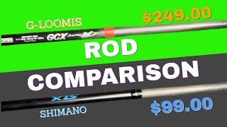 YOU WON'T BELIEVE THE RESULTS!  SHIMANO SLX vs. G-LOOMIS GCX Fishing Rod Review