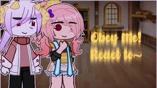 ~Obey Me react to~ |Replaced Mc AU(?)|