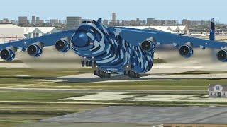 World's Heaviest Military Cargo Plane Crashes Right After Takeoff in X-Plane 11!