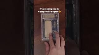 George Washington & Abe Lincoln dual auto card sets 'historic' record