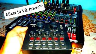 How to Connect an Audio Mixer to a V8 Souncard | Tutorial