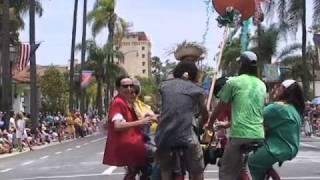 Santa Barbara Solstice Parade 2009 on Live Roots TV Channel 17 Santa Barbara - Part 2