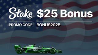 Stake US Promo Code "BONUS2025" — $25 Stake Cash and 250k GC!