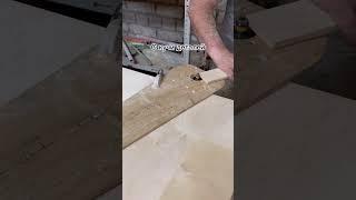 Фрезеруем просто, снимаем фаски #столярка #мебельизмассива #фрезер #фрезерныйстанок #фреза