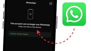 How to FIX This account can no longer use WhatsApp Problem on iPhone - iPad