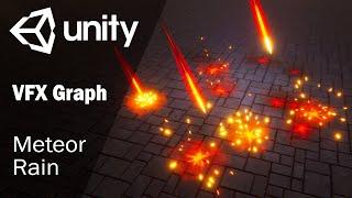 Unity VFX Graph tutorial: Meteor rain