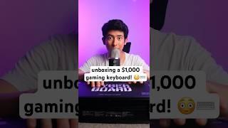 $1,000 keyboard unboxing! ⌨️ #asmr