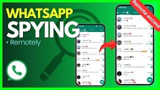 How To Remotely Read WhatsApp chats - Monitor Texts 2024