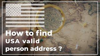 How to find USA address ?