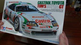 CASTROL TOYOTA TOM'S SUPRA GT TAMIYA    Pretreatment and part painting.　今でもcoolな 80 SUPRAです。