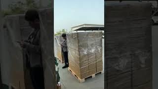 Automatic film wrapping packing for carton box pallets