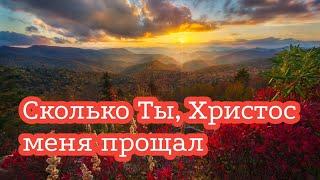 Сколько Ты, Христос меня прощал - христианская песня christians music, sing ( караоке )