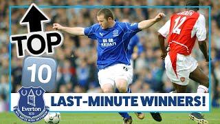 TOP 10: LAST-MINUTE WINNERS! | ROONEY, CAHILL, WALCOTT + MORE!