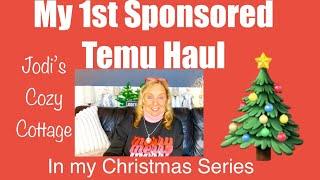 My First (1st) Sponsored Temu Haul in my Christmas Series @temu #shoptemu #fypシ゚ #temureview #god