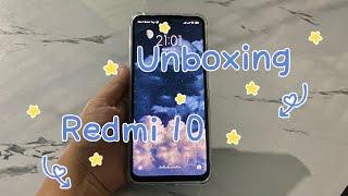 Unboxing Xiaomi Redmi 10 Sea Blue | Test Camera | aesthetic