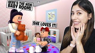 DECORATING THE BABY'S ROOM! *OUR NEW NURSERY * (Roblox Bloxburg Roleplay)