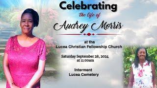 Celebrating the life of Audrey Morris